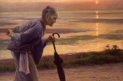 Anciana, por Wada Eisaku de Wada Eisaku
